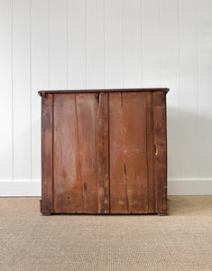 A Small and Delightful Antique English Mahogany Chest of Drawers Dresser or Nightstand