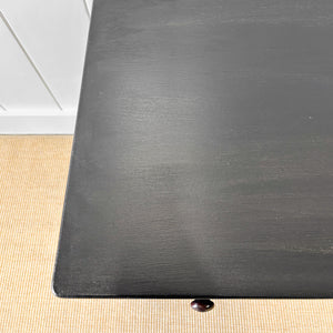 A Very Good George III Ebonized Side Table or Nightstand