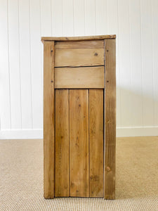 A Narrow English Country Pine Sideboard Buffet c1860