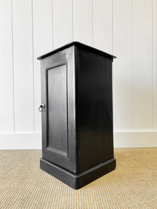 An Ebonized Antique Nightstand  c1890
