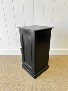 An Ebonized Antique Nightstand  c1890