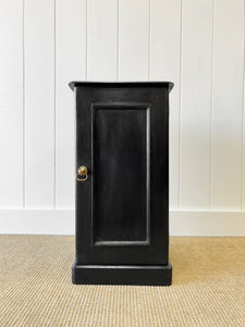 An Ebonized Antique Nightstand  c1890
