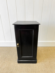 An Ebonized Antique Nightstand  c1890