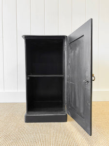 An Ebonized Antique Nightstand  c1890