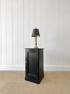 An Ebonized Antique Nightstand  c1890