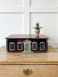 An Antique Painted Georgian Country House Box