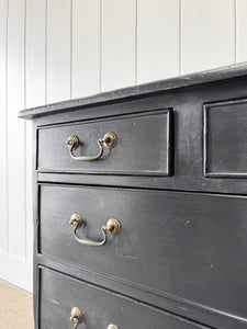 A Vintage English Ebonized English Chest of Drawers/Dresser