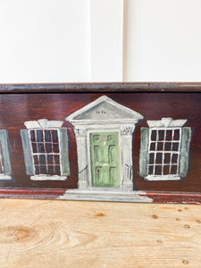 An Antique Painted Georgian Country House Box
