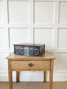 An Antique Painted Georgian Country House Box