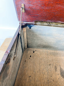 An Antique Painted Georgian Country House Box