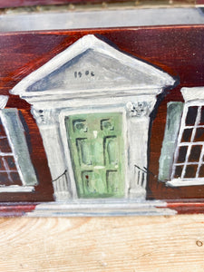 An Antique Painted Georgian Country House Box