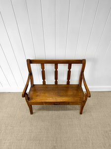 A Good 19th Century English Elm Bench