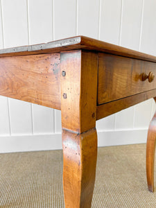 Antique French Cherry Side Table c1790
