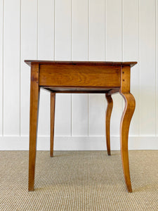 Antique French Cherry Side Table c1790