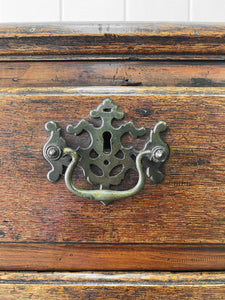 An Early 19th Century English Country Made Oak Chest of Drawers or Dresser