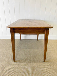 A Charming French Pine 6ft Drop Leaf Dining Table c1890