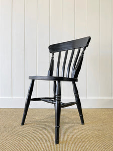 A Vintage Set of 6 Spindle Back Chairs