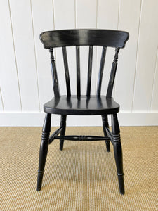 A Vintage Set of 6 Spindle Back Chairs