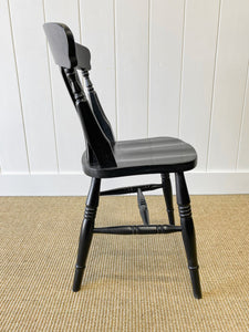 A Vintage Set of 6 Spindle Back Chairs