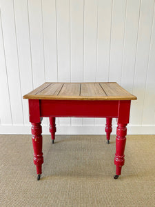Old English Country Pine Drop Leaf Dining Table