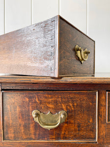 An English Oak Lowboy Table c1790