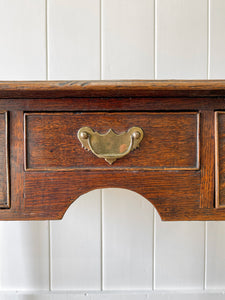 An English Oak Lowboy Table c1790