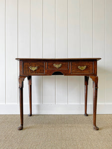 An English Oak Lowboy Table c1790