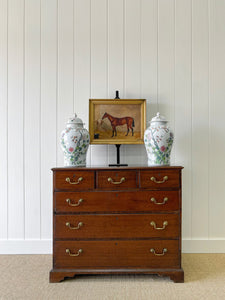 A 18th Century English (Scottish)? Country Oak Chest of Drawers Dresser