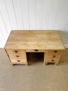 Antique English Pine Desk c1890