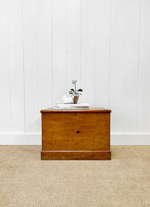 An Antique Pine Blanket Box c1890