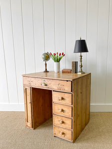 An Antique English Pine Clerk's Desk c1880