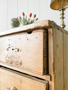 An Antique English Pine Clerk's Desk c1880