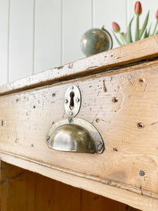 An Antique English Pine Clerk's Desk c1880