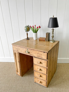 An Antique English Pine Clerk's Desk c1880