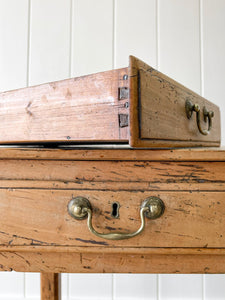 A Georgian Pine Lowboy Table c1790