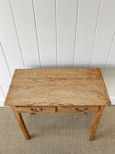A Georgian Pine Lowboy Table c1790
