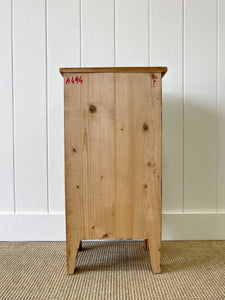 A Charming English Pine Nightstand c1890
