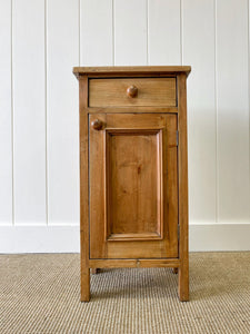 A Charming English Pine Nightstand c1890