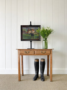 A Georgian Pine Lowboy Table c1790