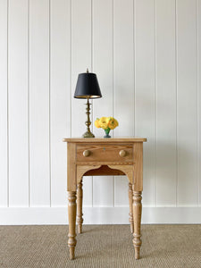 A Charming English Pine Nightstand c1890
