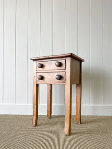 A Charming English Pine Nightstand c1890