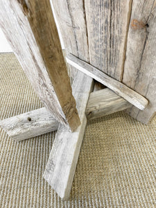 An Antique Bleached Pine Country Coffee Table