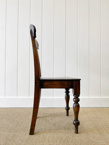 An Antique Set of 8 English Oak Mid-19th Century Chairs