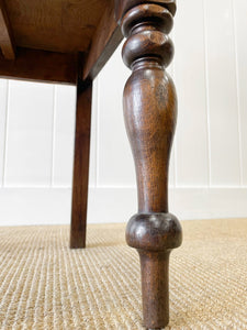 An Antique Set of 8 English Oak Mid-19th Century Chairs