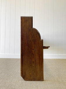 An Antique English Pine ~5ft Bench c1890