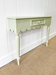 Charming Antique English Console Side Table or Night Stand