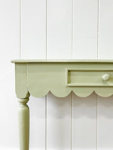Charming Antique English Console Side Table or Night Stand