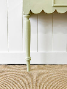 Charming Antique English Console Side Table or Night Stand