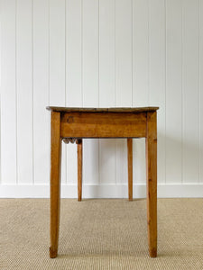 An Antique English Country Pine Console, Sideboard or Work Table c1830