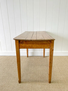 An Antique English Country Pine Console, Sideboard or Work Table c1830